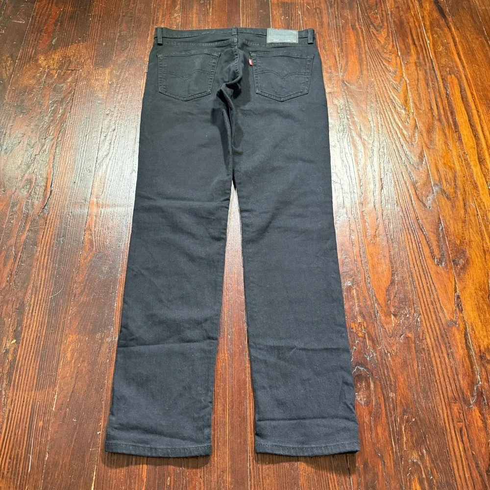 Levis 511 Jeans Mens 32x32 Black Slim Fit Stretch Denim Goth‎ Biker Punk